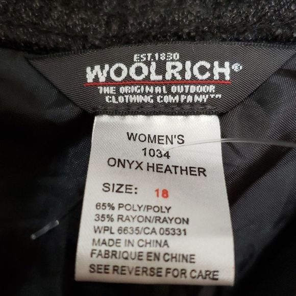 WOOLRICH DRESS PANTS SZ 14 ONYX HEATHER - Picture 6 of 8